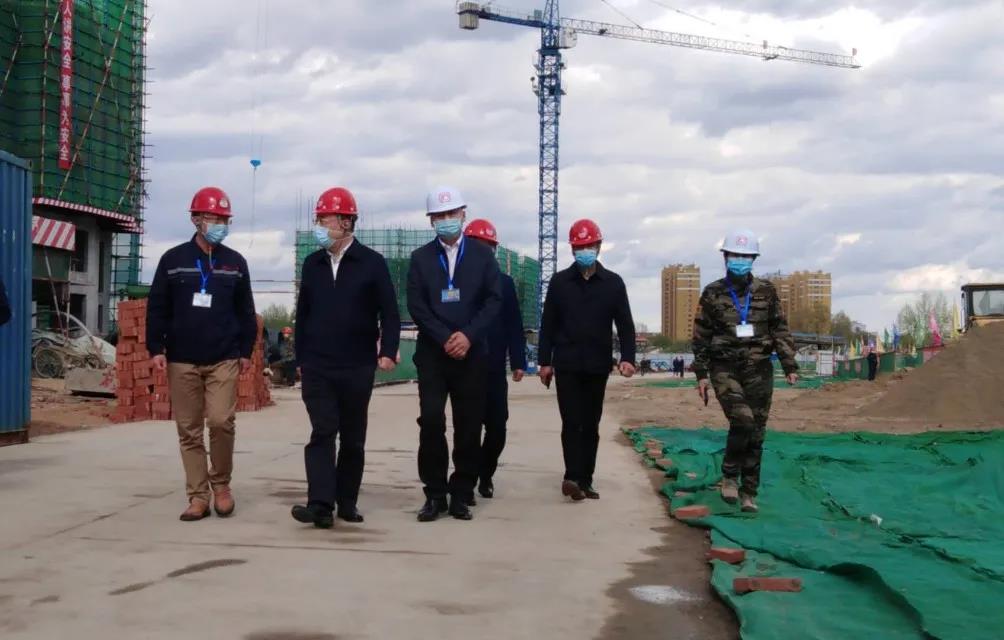 尚志市市長劉海濤到黑建一公司尚義委棚改項(xiàng)目視察調(diào)研